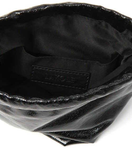 LAKOLE（ラコレ）の「2WAYクラック巾着ショルダー / 990412（ショルダーバッグ・レディース・その他3/ライトグリーン/ホワイト/ブラック・FREE）」の17枚目の写真