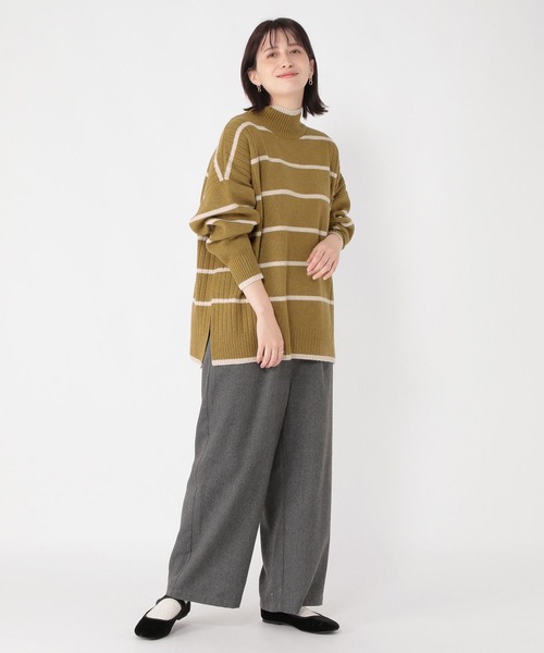 studio CLIP（スタディオクリップ）の「7ゲージ アソートハイネックプルオーバー（ニット/セーター・レディース・その他1/レッド/その他2/グレー・FREE）」の15枚目の写真