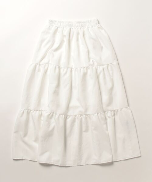 urge:(アージコロン )の「【URGE:】フレア ミモレ丈 ロングスカート(スカート・レディース・ホワイト/ブラック・SMALL/MEDIUM/LARGE/X-LARGE)」の3枚目の写真