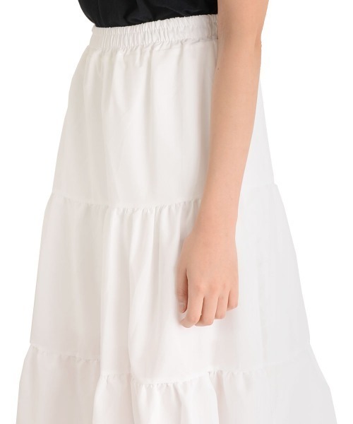 urge:(アージコロン )の「【URGE:】フレア ミモレ丈 ロングスカート(スカート・レディース・ホワイト/ブラック・SMALL/MEDIUM/LARGE/X-LARGE)」の12枚目の写真