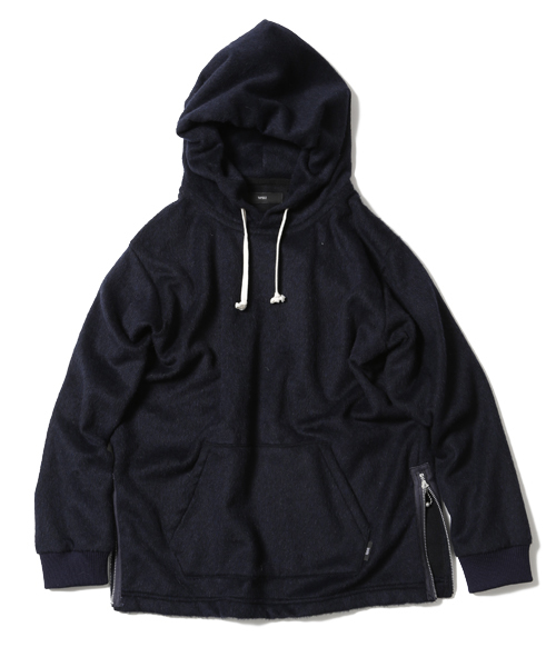 BEAMS(ビームス)の「VAPORIZE / シャギー ウール パーカー(パーカー・メンズ・ネイビー/グレー・LARGE/MEDIUM/SMALL)」の2枚目の写真