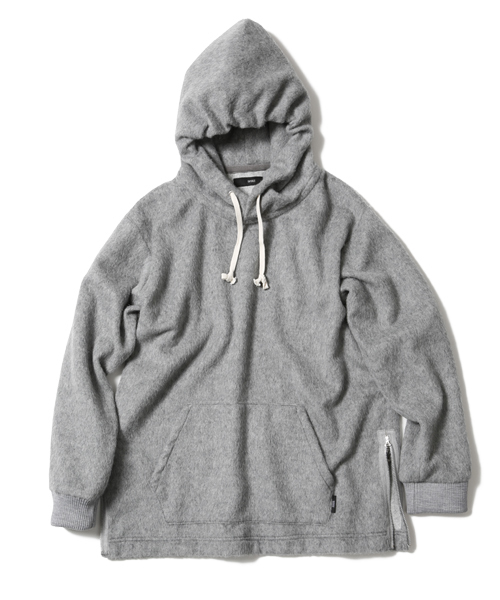 BEAMS(ビームス)の「VAPORIZE / シャギー ウール パーカー(パーカー・メンズ・ネイビー/グレー・LARGE/MEDIUM/SMALL)」の1枚目の写真