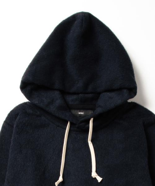 BEAMS(ビームス)の「VAPORIZE / シャギー ウール パーカー(パーカー・メンズ・ネイビー/グレー・LARGE/MEDIUM/SMALL)」の10枚目の写真