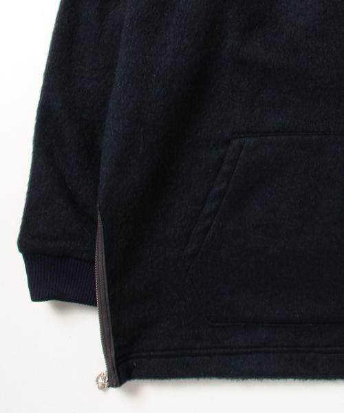 BEAMS(ビームス)の「VAPORIZE / シャギー ウール パーカー(パーカー・メンズ・ネイビー/グレー・LARGE/MEDIUM/SMALL)」の11枚目の写真