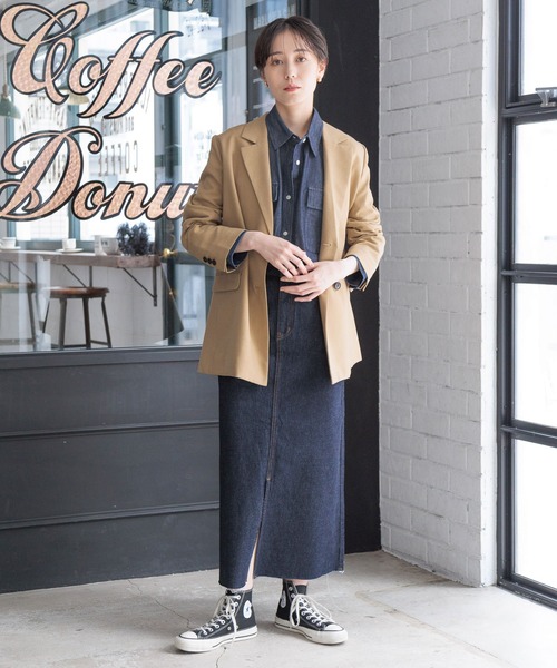 LOWRYS FARM(ローリーズファーム)の「CONEタイトロングスカート 991527(スカート・レディース・ホワイト/ブルー/ネイビー/ブルー系その他・MEDIUM/LARGE)」の21枚目の写真