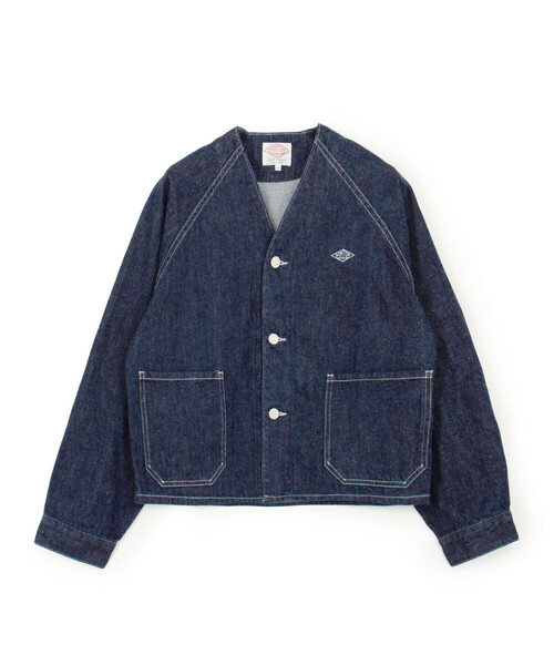 DANTON（ダントン）の「WOMEN'S DENIM COLLARLESS JACKET（デニム