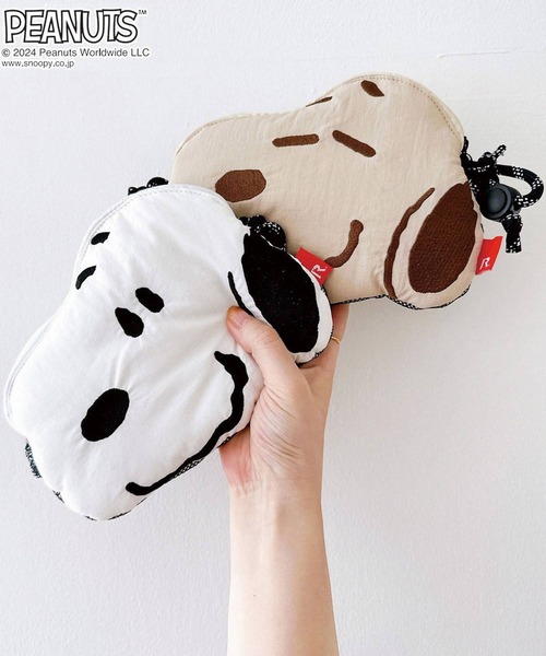 Vintage PEANUTS(ビンテージピーナッツ)の「ルートート/SNOOPY IP.BR.PilloW.Peanuts-9I(ショルダーバッグ・レディース・ホワイト/ベージュ・FREE)」の6枚目の写真