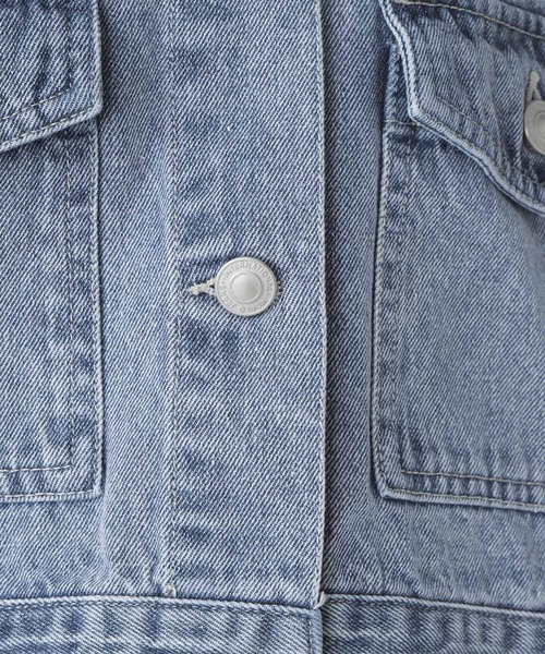 FOREVER 21（フォーエバー トゥエンティーワン）の「【2024SS】クロップドＧジャン（デニムジャケット・レディース・ブラック/ブルー・FREE）」の18枚目の写真