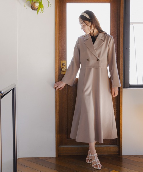 mysty woman（ミスティウーマン）の「［追加1］アソートキャミワンピース　108322（ワンピース・レディース・チャコールグレー/モカ/ホワイト系その他・FREE）」の7枚目の写真