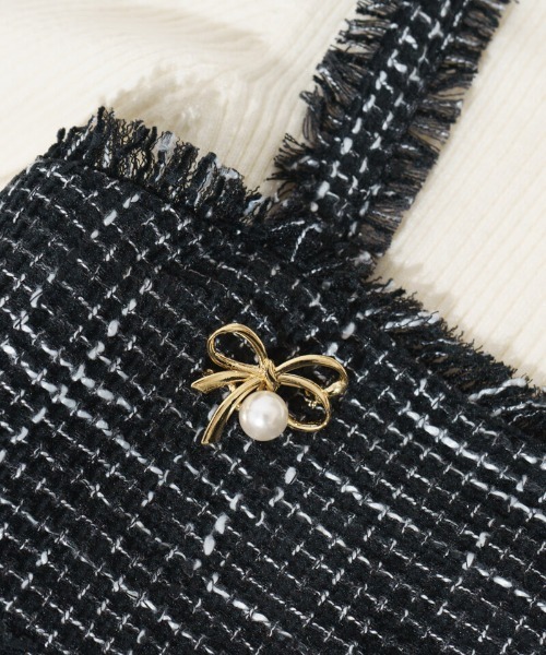 flower（フラワー）の「リボンブローチ（ブローチ/コサージュ・レディース・ゴールド・FREE）」の7枚目の写真