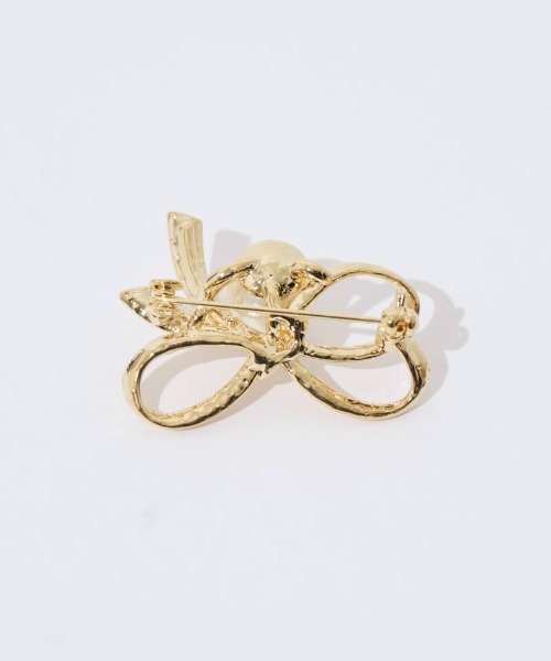 flower（フラワー）の「リボンブローチ（ブローチ/コサージュ・レディース・ゴールド・FREE）」の9枚目の写真