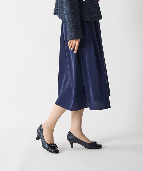 Riz raffinee（リズラフィーネ）の「【新色追加】スクエアトゥモチーフパンプス（パンプス・レディース・ブラック/ベージュ系その他7/トリコロール/ブラック系その他/デザートカモ・23cm/22.5cm/24cm/23.5cm/24.5cm）」の20枚目の写真