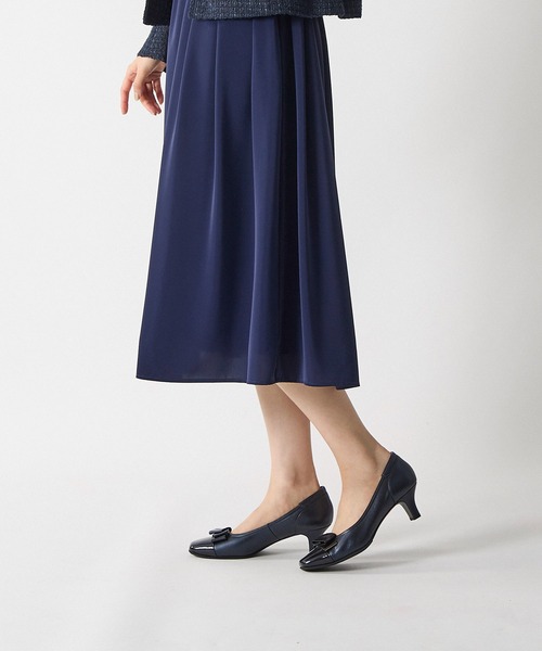 Riz raffinee（リズラフィーネ）の「【新色追加】スクエアトゥモチーフパンプス（パンプス・レディース・ブラック/ベージュ系その他7/トリコロール/ブラック系その他/デザートカモ・23cm/22.5cm/24cm/23.5cm/24.5cm）」の21枚目の写真