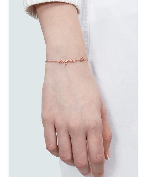 アニエスベーH922 ロゴ　ブレスレット H922 ロゴ ブレスレット ｜agnès b. FEMME（ファム