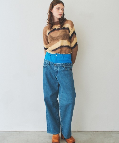 soduk（スドーク）の「wave knit top（ニット/セーター）」 - WEAR