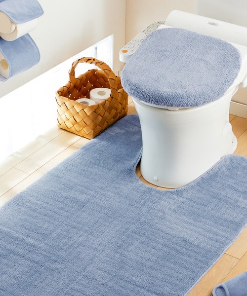セール】【ジャンボマット】ふわふわマイクロ素材のトイレマット