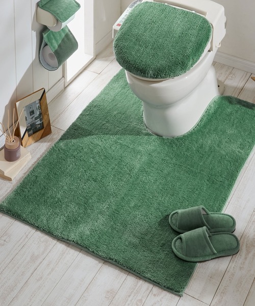 セール】【ジャンボマット】ふわふわマイクロ素材のトイレマット
