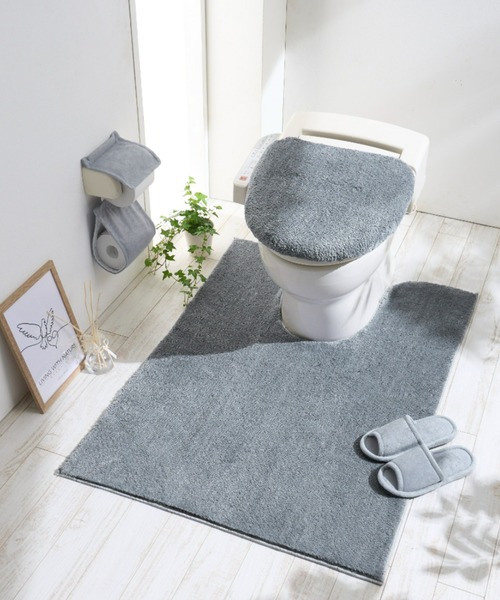 セール】【ジャンボマット】ふわふわマイクロ素材のトイレマット