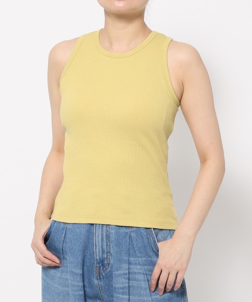 bijorie（ビジュリィ）の「【bijorie】カップ付きアメスリ／NEW BASIC series 24SS（タンクトップ・レディース・ブラック系/グリーン系/オフホワイト/マスタード/ブラック・LG/LARGE/MEDIUM）」の22枚目の写真