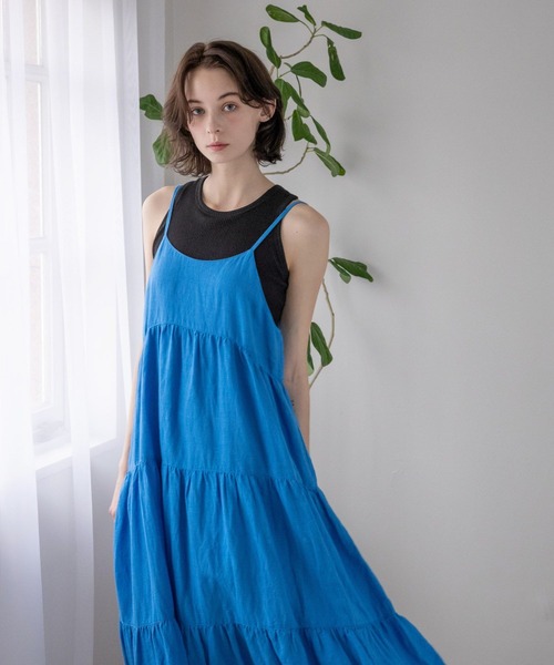 bijorie（ビジュリィ）の「【bijorie】カップ付きアメスリ／NEW BASIC series 24SS（タンクトップ・レディース・ブラック系/グリーン系/オフホワイト/マスタード/ブラック・LG/LARGE/MEDIUM）」の14枚目の写真