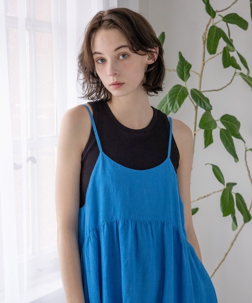 bijorie（ビジュリィ）の「【bijorie】カップ付きアメスリ／NEW BASIC series 24SS（タンクトップ・レディース・ブラック系/グリーン系/オフホワイト/マスタード/ブラック・LG/LARGE/MEDIUM）」の15枚目の写真