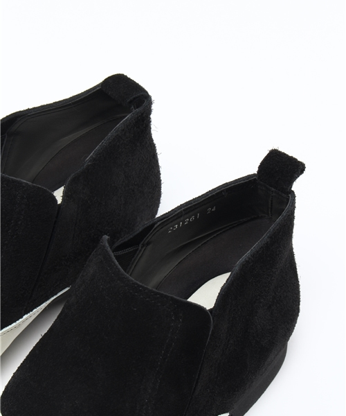 HIPS（ヒップス）の「サイドゴアソフトレザーシューズ（その他シューズ・レディース・ダークブラウン/ブラック/ホワイト×ブラック/グレー/ブラウン系その他/グレイッシュベージュ・24.5cm/23.5cm/22.5cm/24cm/23cm）」の12枚目の写真