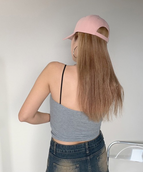 non-hedge(ノンヘッジ)の「ラバーロゴキャミソール(キャミソール・レディース・ブラック/オフホワイト/グレー・FREE)」の20枚目の写真