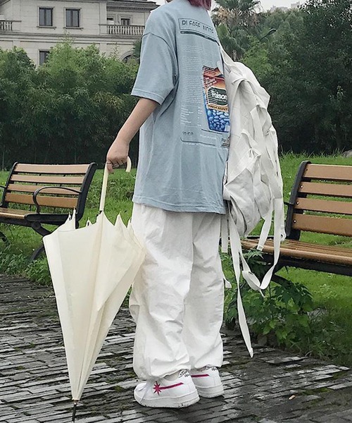SHEPP(シープ)の「スーパーワイド ジョガーパンツ ユニセックス(その他パンツ・レディース・ブラック/ホワイト・M/L/S)」の3枚目の写真