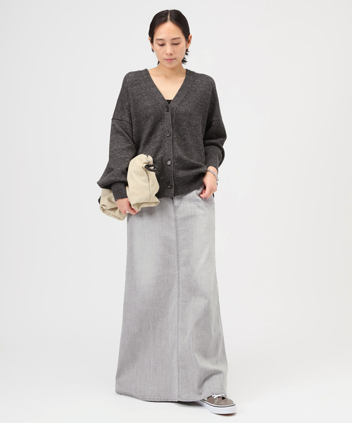 AP STUDIO（エーピーストゥディオ）の「Lt.Grayデニムスカート（スカート・レディース・ライトグレー・38/40/36）」の10枚目の写真