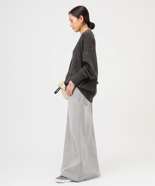 AP STUDIO（エーピーストゥディオ）の「Lt.Grayデニムスカート（スカート・レディース・ライトグレー・38/40/36）」の11枚目の写真