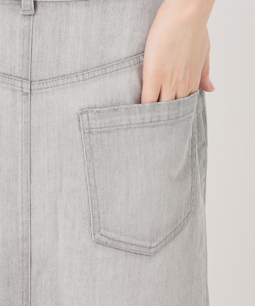 AP STUDIO（エーピーストゥディオ）の「Lt.Grayデニムスカート（スカート・レディース・ライトグレー・38/40/36）」の18枚目の写真