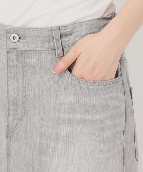 AP STUDIO（エーピーストゥディオ）の「Lt.Grayデニムスカート（スカート・レディース・ライトグレー・38/40/36）」の19枚目の写真