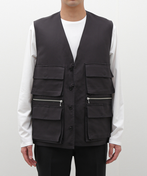 SEEALL(シーオール)の「【SEEALL / シーオール】POCKET GILET(その他アウター・メンズ・ブラック系その他・FREE)」の5枚目の写真
