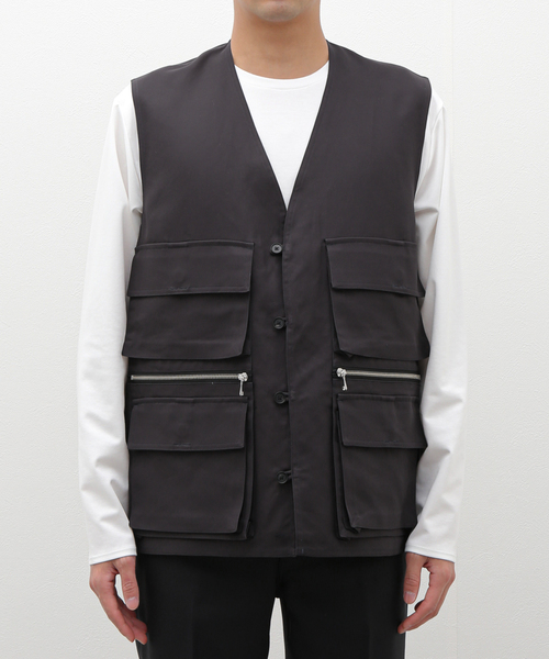 SEEALL(シーオール)の「【SEEALL / シーオール】POCKET GILET(その他アウター・メンズ・ブラック系その他・FREE)」の7枚目の写真