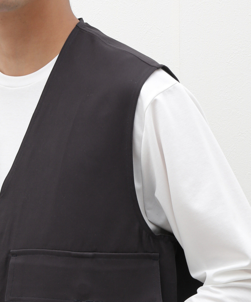 SEEALL(シーオール)の「【SEEALL / シーオール】POCKET GILET(その他アウター・メンズ・ブラック系その他・FREE)」の12枚目の写真