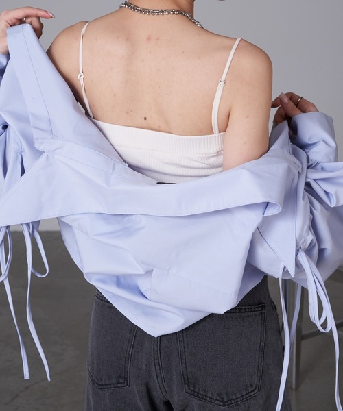 RAY CASSIN（レイカズン）の「マルチウェイチューブトップ（チューブトップ・レディース・ブラック/ホワイト・FREE）」の6枚目の写真