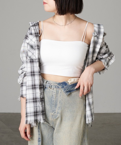 RAY CASSIN（レイカズン）の「マルチウェイチューブトップ（チューブトップ・レディース・ブラック/ホワイト・FREE）」の16枚目の写真