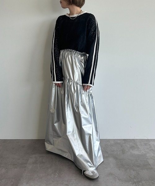 apres jour mignon(アプレジュールミニョン)の「レースライントップス【ZOZOTOWN限定アイテム】(Tシャツ/カットソー・レディース・オフホワイト/ホワイト系その他/ブラック・フリー/X-LARGE)」の18枚目の写真