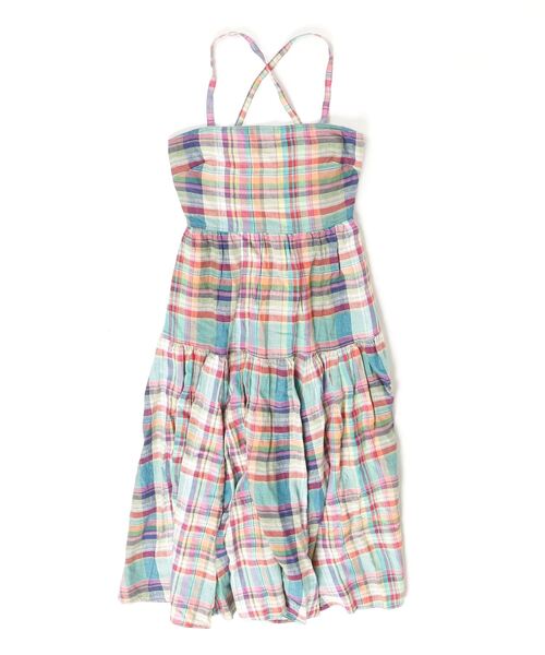 POLO RALPH LAUREN（ポロ ラルフ ローレン）の「チェック リネン ミディ ドレス（ドレス・レディース・マルチ・00/8/6/4/0/2）」の10枚目の写真