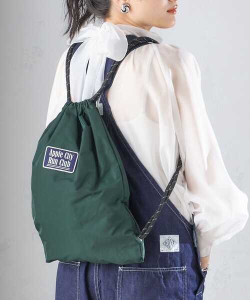 PARROTT CANVAS（パロットキャンバス）の「PARROTT CANVAS:WAPPEN NAP SAKC◇（バックパック/リュック・レディース・グリーン/ネイビー・ONE SIZE）」の11枚目の写真