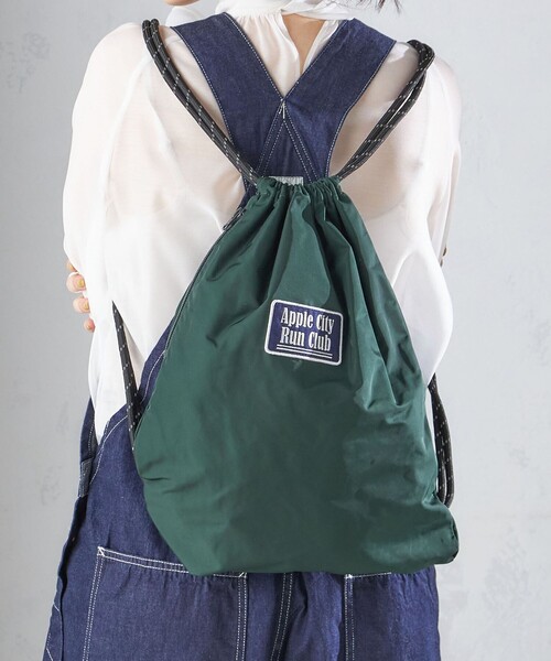 PARROTT CANVAS（パロットキャンバス）の「PARROTT CANVAS:WAPPEN NAP SAKC◇（バックパック/リュック・レディース・グリーン/ネイビー・ONE SIZE）」の12枚目の写真
