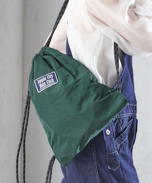 PARROTT CANVAS（パロットキャンバス）の「PARROTT CANVAS:WAPPEN NAP SAKC◇（バックパック/リュック・レディース・グリーン/ネイビー・ONE SIZE）」の13枚目の写真