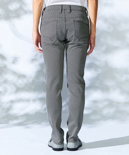 HIDEAWAYS NICOLE（ハイダウェイニコル）の「BIGヘリンボンハイストレッチパンツ（その他パンツ・メンズ・ブラック/ホワイト×ブラック/チャコールグレー×ブラック・X-LARGE/LARGE/MEDIUM/SMALL）」の10枚目の写真