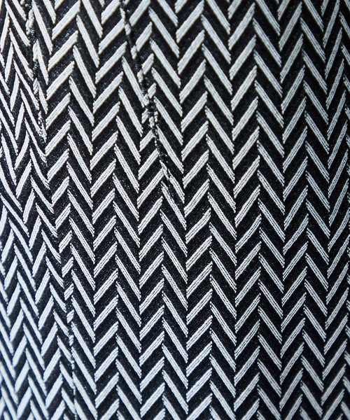 HIDEAWAYS NICOLE（ハイダウェイニコル）の「BIGヘリンボンハイストレッチパンツ（その他パンツ・メンズ・ブラック/ホワイト×ブラック/チャコールグレー×ブラック・X-LARGE/LARGE/MEDIUM/SMALL）」の6枚目の写真