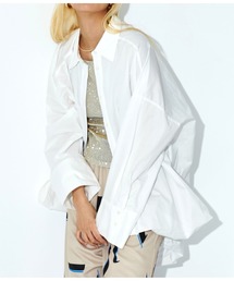 Settimissimo | バルーンシルエット オーバーサイズ シャツ ブラウス(シャツ/ブラウス)