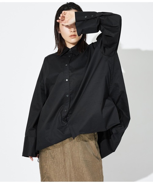 Settimissimo（セッティミッシモ）の「バルーンシルエット オーバーサイズ シャツ ブラウス（シャツ/ブラウス・レディース・ブラック/オフホワイト・FREE）」の20枚目の写真