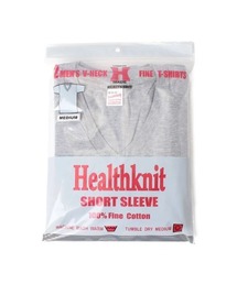【 HealthKnit / ヘルスニット 】 ベーシック 2Pパック Vネック 半袖Ｔシャツ SIP #2-2202