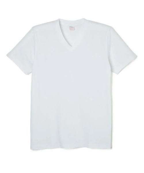 Healthknit(ヘルスニット)の「【 HealthKnit / ヘルスニット 】 ベーシック 2Pパック Vネック 半袖Tシャツ SIP #2-2202(Tシャツ/カットソー・メンズ・グレー/オフホワイト/ブラック/ネイビー・S/M/L)」の8枚目の写真