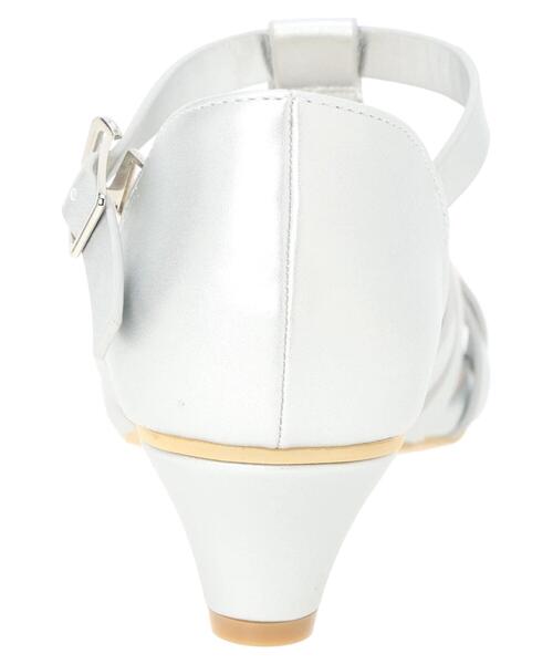 Green Parks(グリーンパークス)の「RUPIS.メッシュTストラップグルカサンダル(サンダル・レディース・シルバー/ブラック/アイボリー・XL/L/M/S/XS)」の15枚目の写真