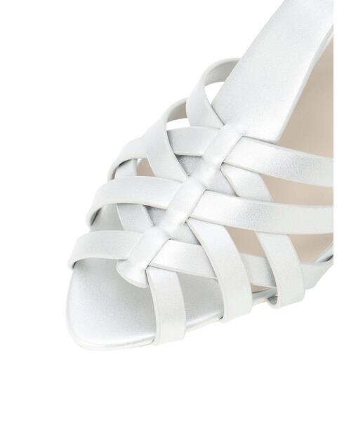 Green Parks(グリーンパークス)の「RUPIS.メッシュTストラップグルカサンダル(サンダル・レディース・シルバー/ブラック/アイボリー・XL/L/M/S/XS)」の8枚目の写真